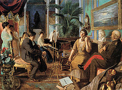 Son halife Abdülmecit tarafından yapılan, Haremde klasik müzik icrası, 1915