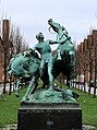 Le dompteur de chevaux (1885), Avenue Louise, Brüssel, (1914) Bavnehøj Allé, Kopenhagen