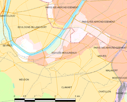 Issy-les-Moulineaux – Mappa