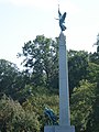 World War I Memorial with the sculptures of Winged Victory and the Billy Boys