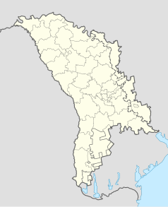 Mapa konturowa Mołdawii, na dole znajduje się punkt z opisem „Beșalma”