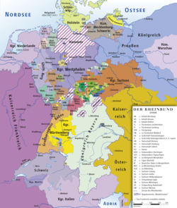 The Grand Duchy of Würzburg in 1808