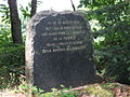 Memorial stone.