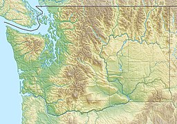 Location of Bear Lake in Washington, USA.