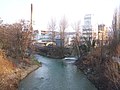 confluence À gauche: La Leysse À droite: L'Hyères