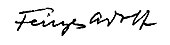 signature d'Adolf Fényes