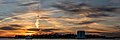 Image 49Sunset sky over Governors Island, NYC (panorama)