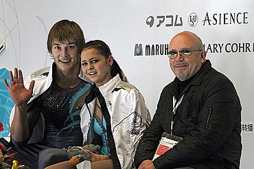 Grand Prix Final 2010 – Juniors – Anna Silaeva Artur Minchuk Nikolai Velikov.jpg