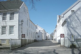 Øvre gate i Lillesand.