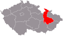 Letak Daerah Olomouc di Ceko