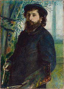 Auguste Renoir, Portrait de Claude Monet, 1875, Paris, Musée d'Orsay.