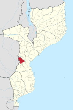 Sussundenga District on the map of Mozambique