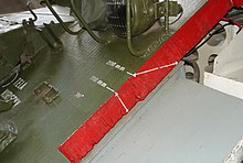 Разрез на челната брона на Т-54