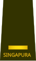 Second lieutenant (Singapore Army)[35]