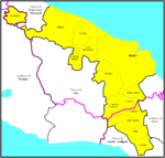 Mappa della diocesi