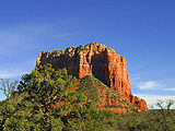 Butte, preto de Sedona, Arizona