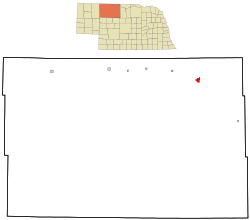 Location of Valentine, Nebraska