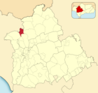 Расположение муниципалитета Эль-Ронкильо на карте провинции
