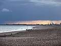 Image 10Hayling Island's mainly shingle beach with Portsmouth's Spinnaker Tower beyond (from Portal:Hampshire/Selected pictures)