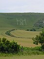 Image 11 Credit: Cupcakekid View of the Long Man of Wilmington in the South Downs More about The Long Man of Wilmington... (from Portal:East Sussex/Selected pictures)