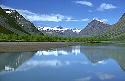 Vue depuis le milieu de la vallée.