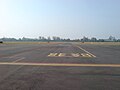 Holding point C and apron as seen in the new section of the Sultan Ismail Petra Airport