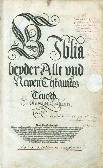 Wormser Bibel Titelseite