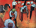 Boekweit oogsters, Émile Bernard 1888