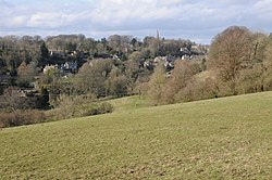 Bisley viewed from the south