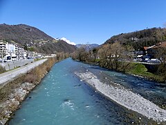 Bifloden L'Arly ved Albertville