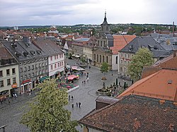 Markedsplassen i Bayreuth