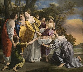 Moïse sauvé des eaux, 1633 Orazio Gentileschi Musée du Prado, Madrid