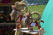 Yule goat ornaments in Poland