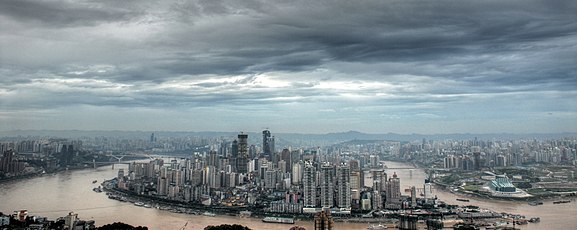 Panorama Chongqing Skyline