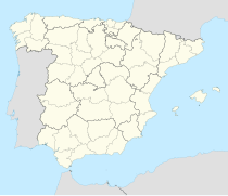 Carte de l'Espagne.