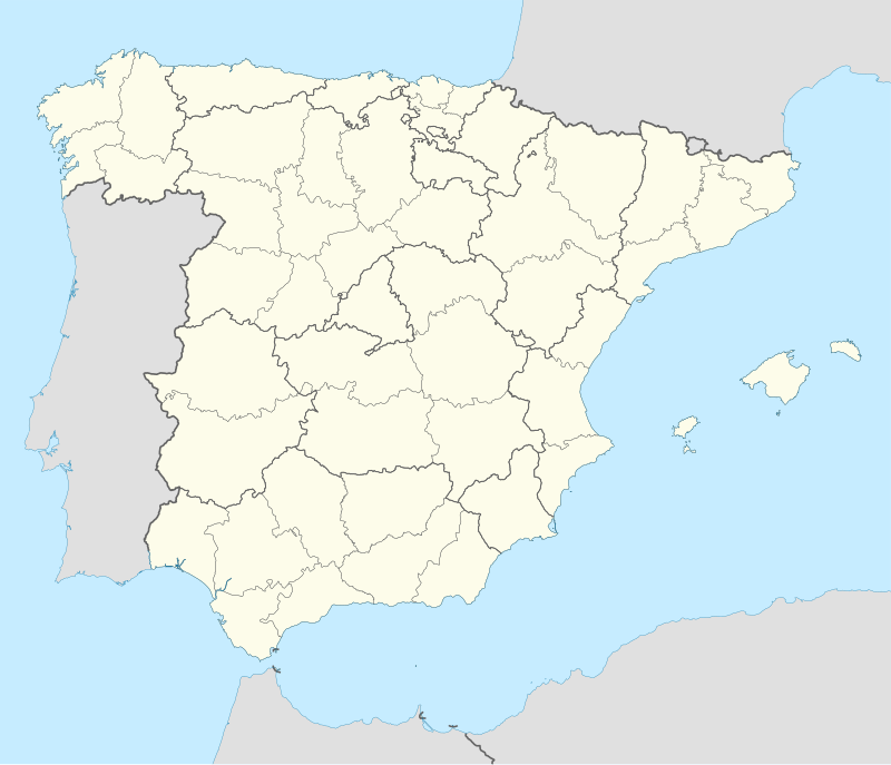 Carte de l'Espagne