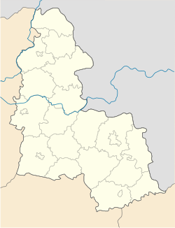 Hnylytsia is located in Sumy Oblast