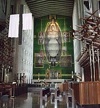 Tapiz de Graham Sutherland en la catedral de Coventry, Inglaterra
