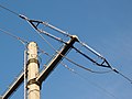 110-kV-Leitung mit Silikonisolatoren