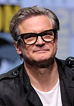 Photo of Colin Firth at the 2017 San Diego Comic-Con International.