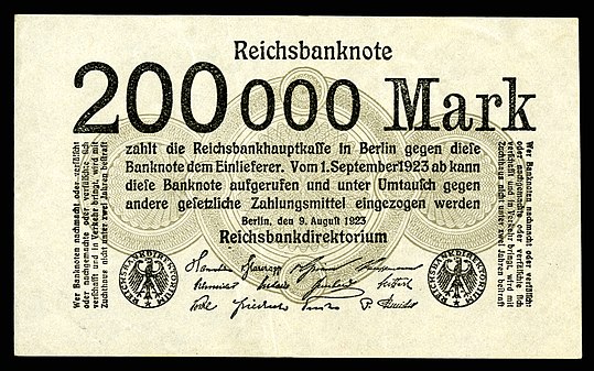 (created by the Reichsbankdirektorium Berlin; nominated by Godot13)