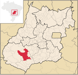 Localização de Rio Verde em Goiás