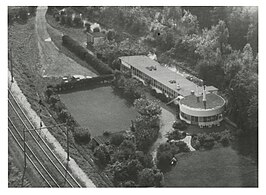 Luchtfoto golfclub Kralingen (1950)