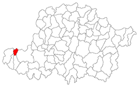 Location in Arad County