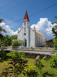 Kerkje op Rangiroa