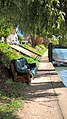 Salon avec vue sur l'eau. Photographie réalisée sur les bords de la Marne Perreuxoise