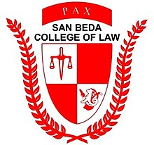 San Beda College of Law logo