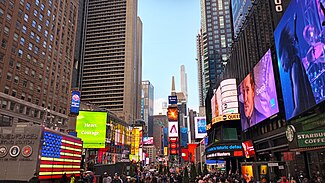 Skyline of Times Square