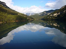 Ulldecona Reservoir in the Tinença de Benifassà