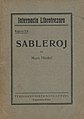 Sableroj, 1922.